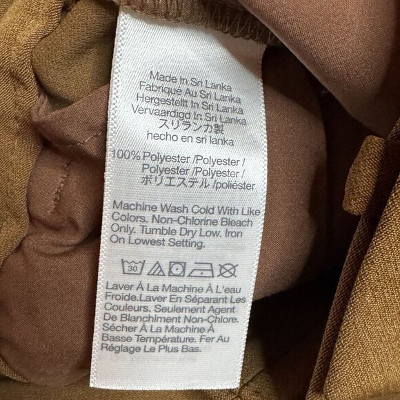 Madewell Womens The Harlow Shorts High-Waisted Twill Pleated Brown Size 0 NWOT - Picture 5 of 7